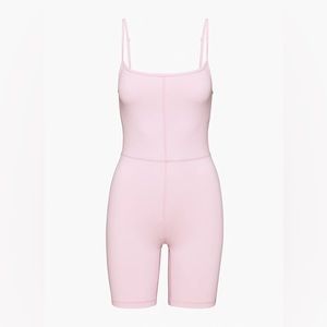 ARITZIA BABY PINK DIVINITY JUMPSUIT 7”